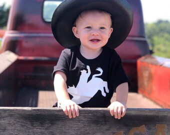 Baby Rodeo Shirt – Peuter Cowboy Cowgirl Western Stijl