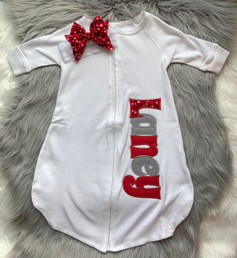 Baby Sleepers Sleep Sacks Baby Gown Personalized Sleeper Etsy