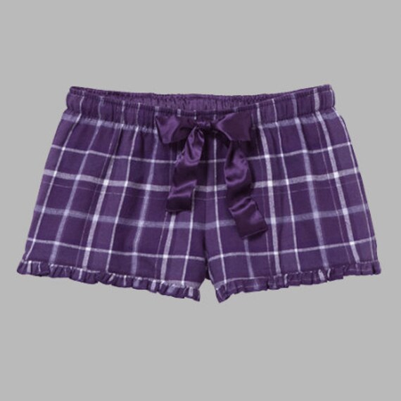 Flannel Pajamas Shorts Youth Flannel 
