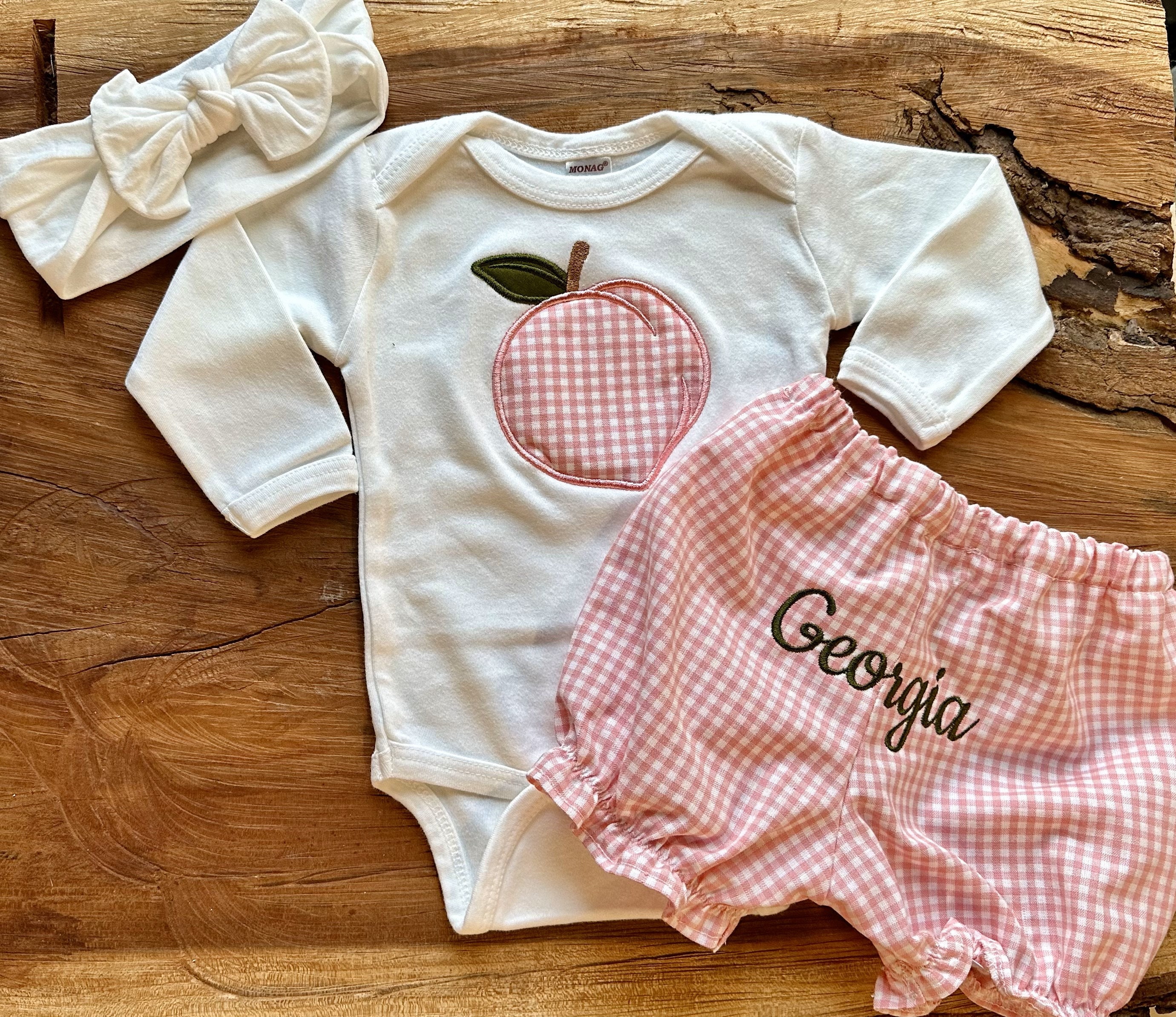 Baby Girl Sweet Peach Outfit