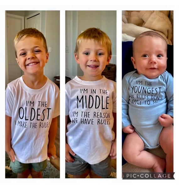 Sibling Shirts Brother Shirts Siblings Tees Family Shirts Custom Made Shirts  Kids Clothes Baby Clothes -  Canada
