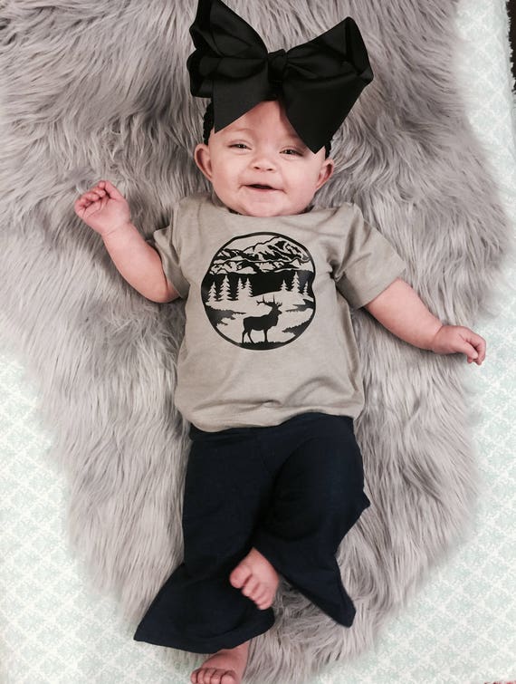 Bebé Ropa de bebé Hippie Camisa de montaña Bebé - Etsy México