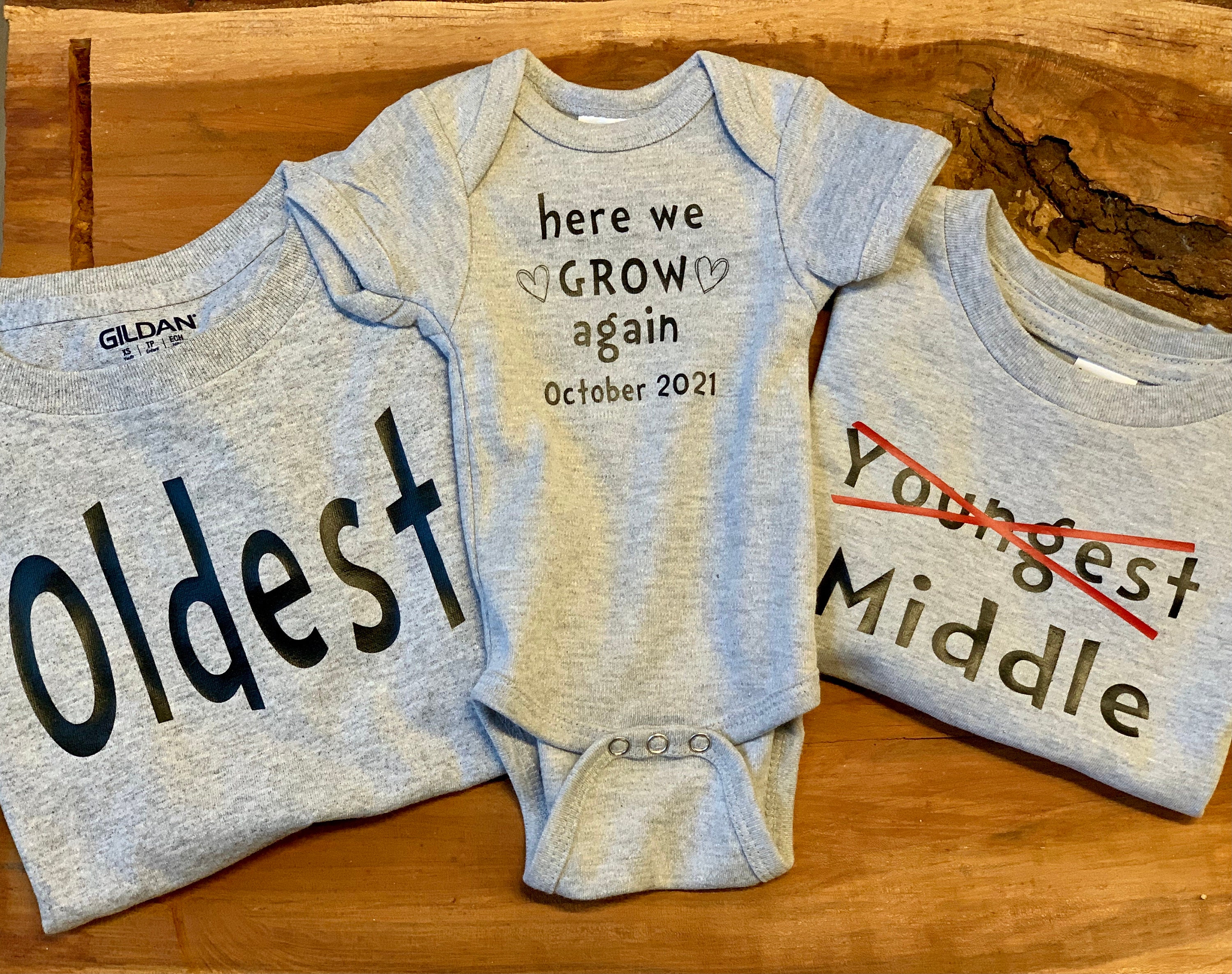 Custom Shirts Baby Announcement Shirts Custom Design Etsy