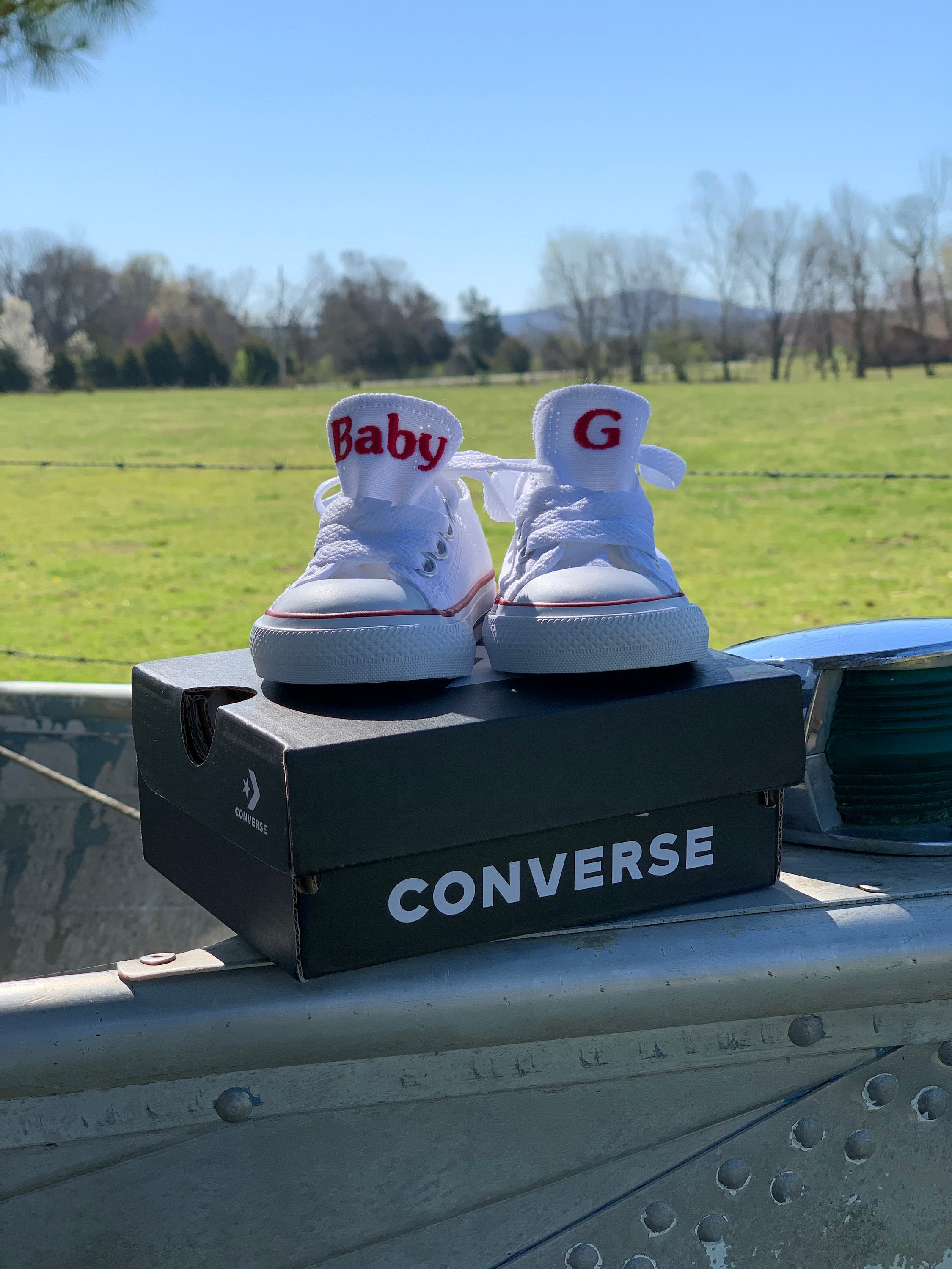 personalized baby converse