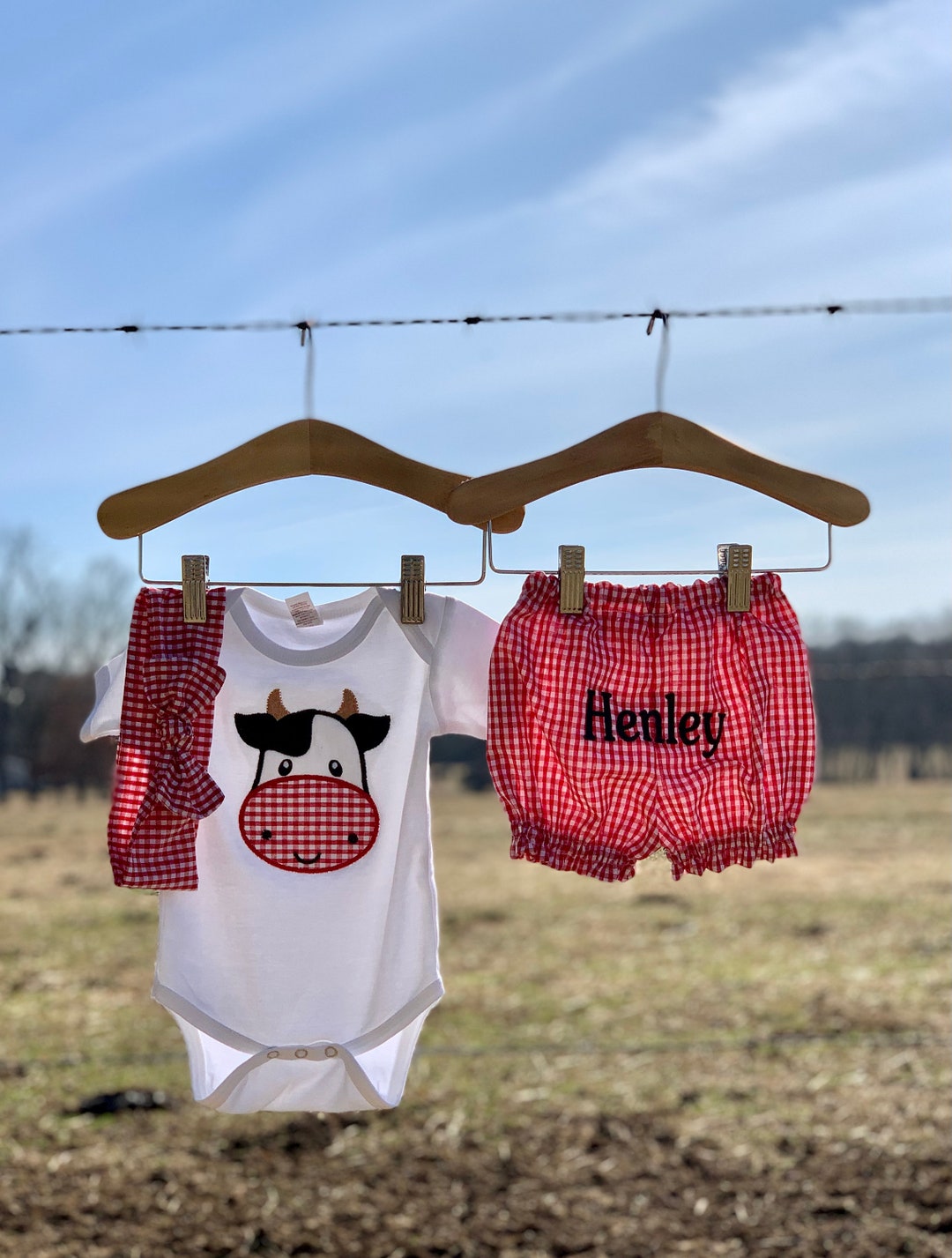 Cow Baby Stuff Farm Baby Clothes Baby Girl Outfits Cow Baby Clothes