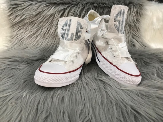 converse monogrammed sneakers