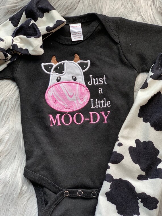 Cow Baby Clothes Baby Girl Outfit 