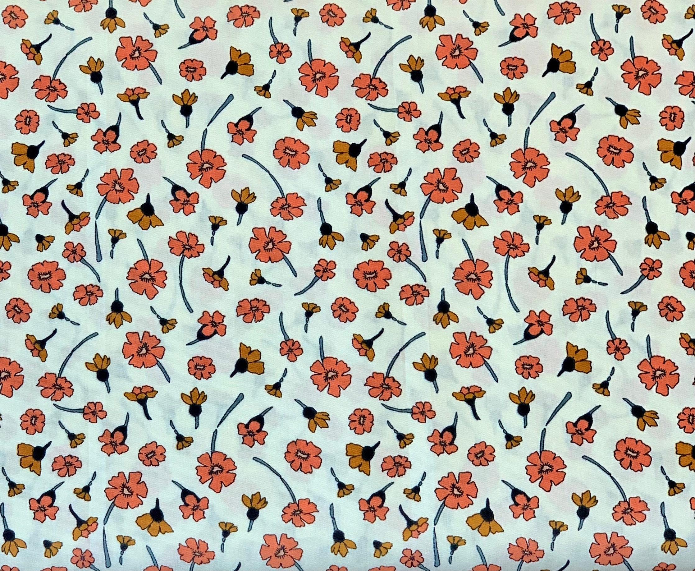 Cute Cotton Fabric by the Yard Fabric by the Yard Quilting Etsy