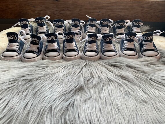 infant silver converse