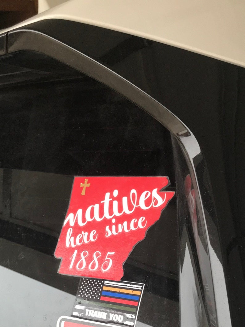 Arkansas Decal / State Pride Window Decal / State Decal / AR Etsy