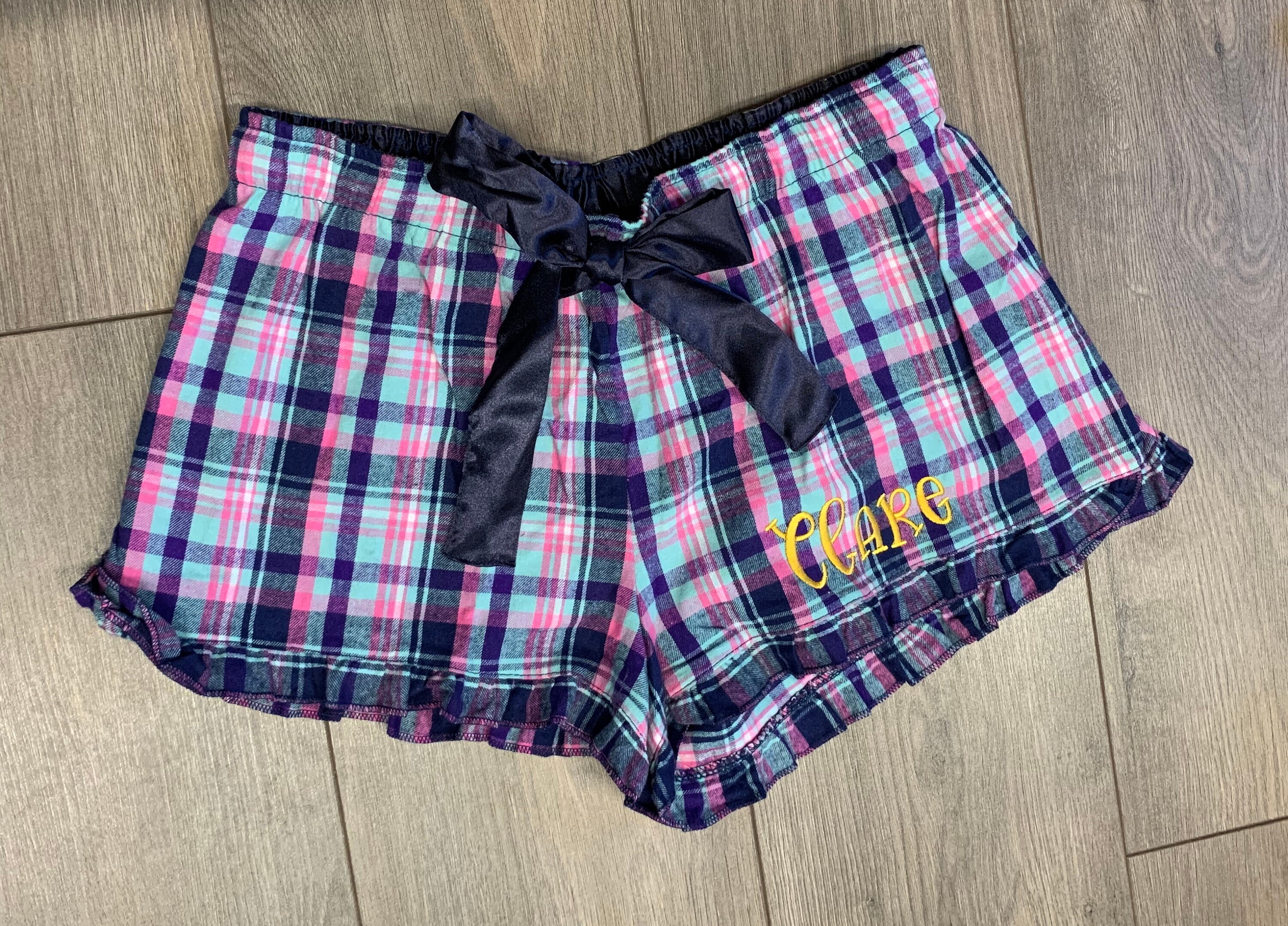 Flannel Pajamas Shorts Youth Flannel 