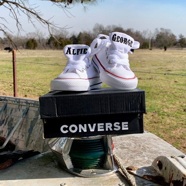Custom Converse - Baby Converse - Monogrammed Converse - Personalized Converse - Infant Converse - Baby Clothes - Converse - Cute Baby Shoes