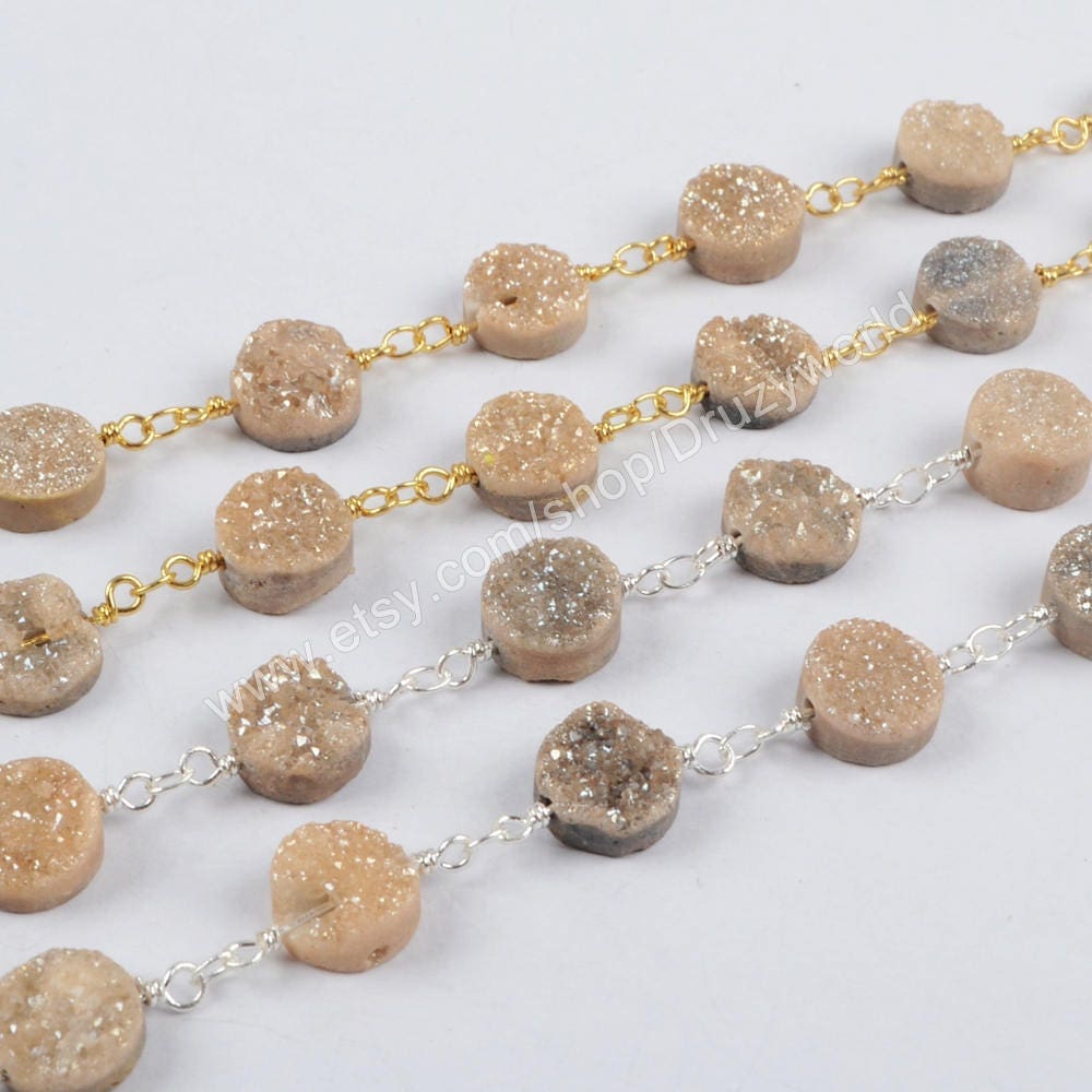 Wholesale Lead Free Gold Silver Plated Brass 10mm Raw Round Etsy