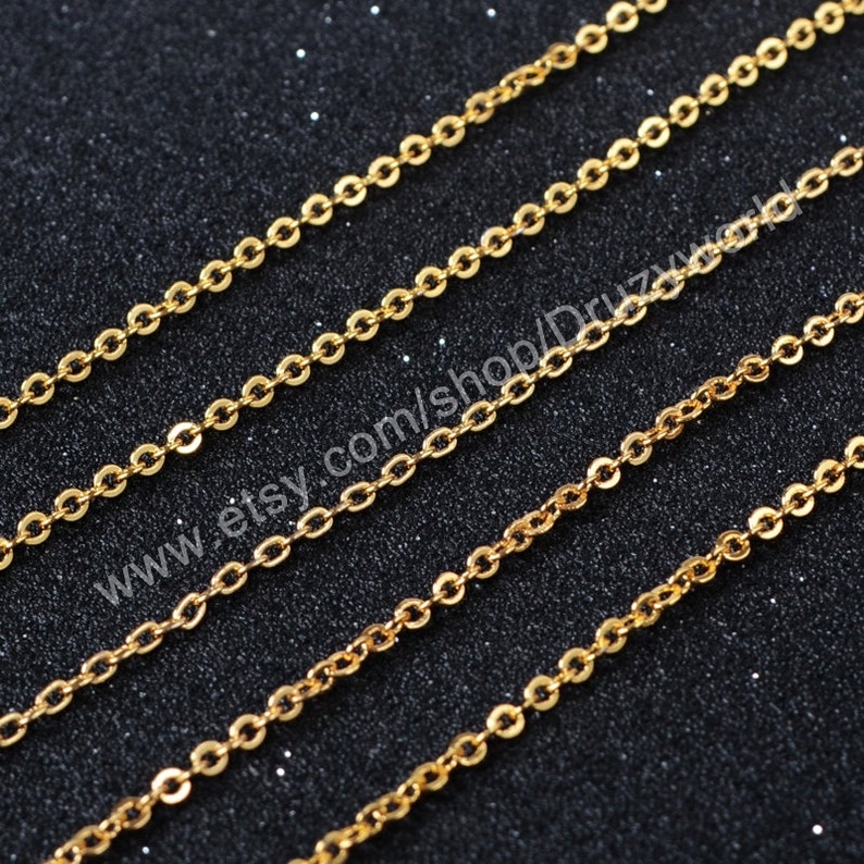 Wholesale 16 Finished Chain Finding 14k Gold Plated | Etsy