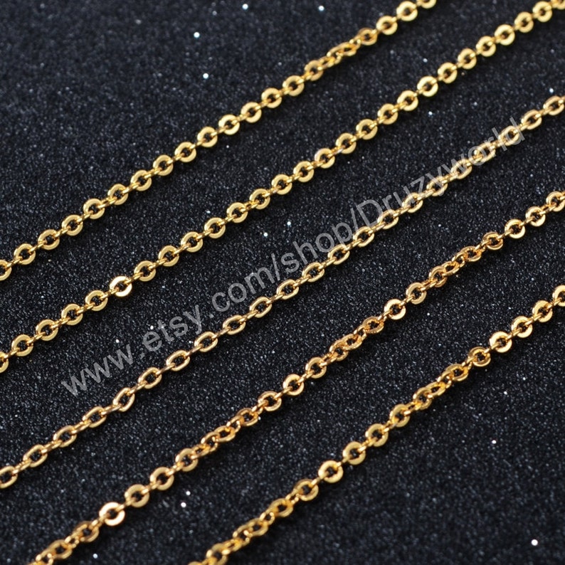 Wholesale 16 Finished Chain Finding 14k Gold Plated Etsy
