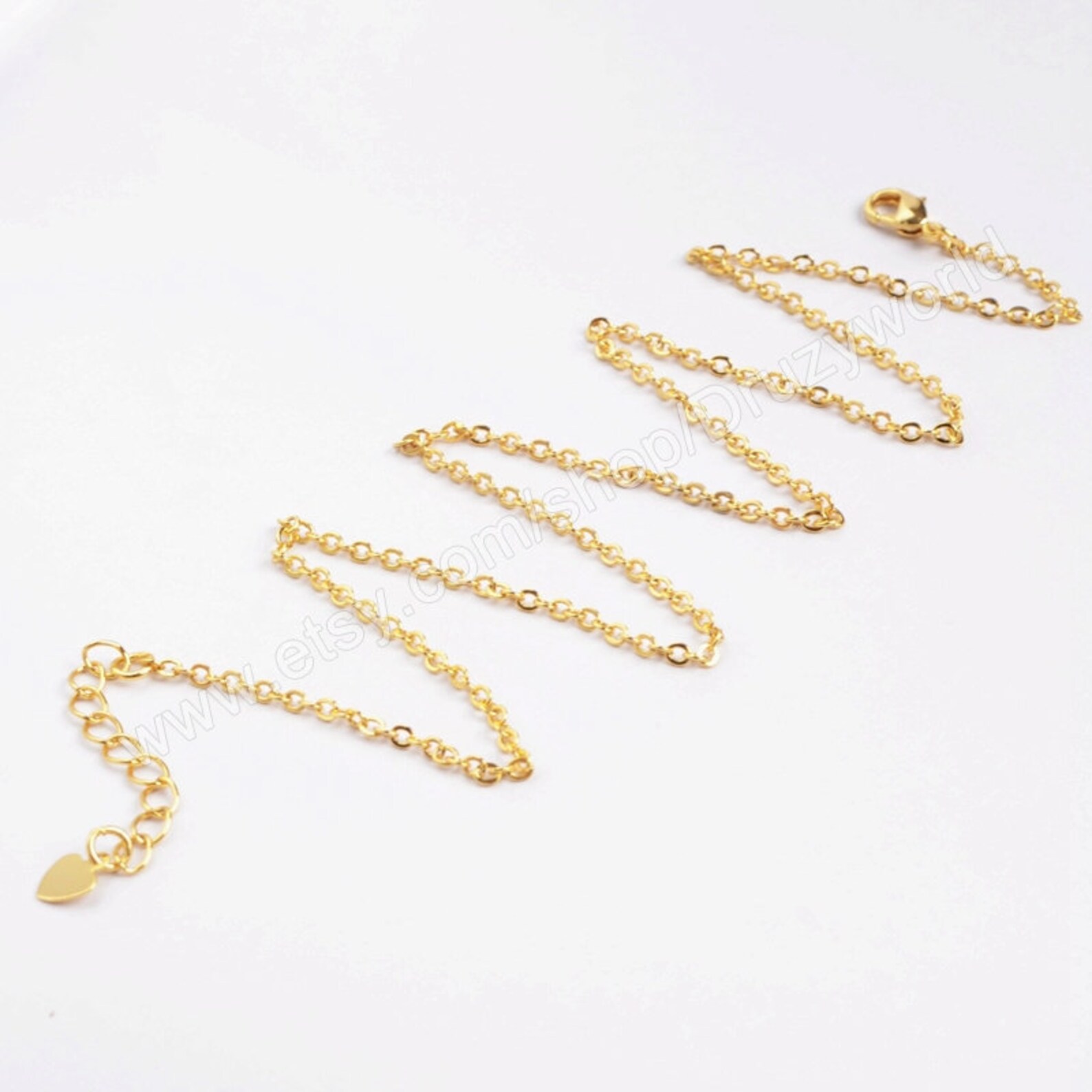 Wholesale 18 Finished Chain Finding 14k Gold Plated Etsy