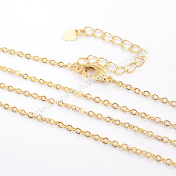Flat Necklace Chains Iron Jewelry Making Bracelet Chain Findings DIY 1M