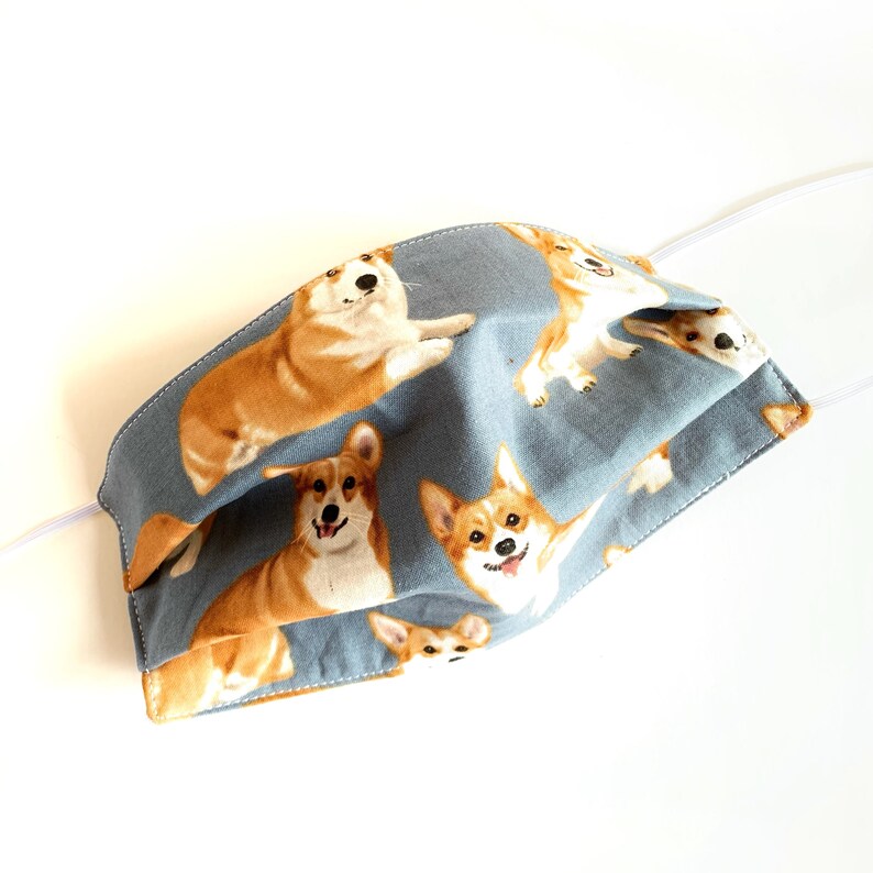 Novelty Dog Breed Masks Designer Dogs Fabric Face Masks Etsy