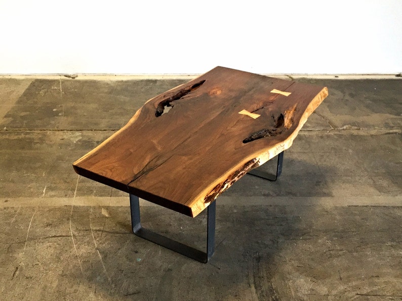 SOLD Bookmatched LiveEdge Black Walnut Coffee Etsy