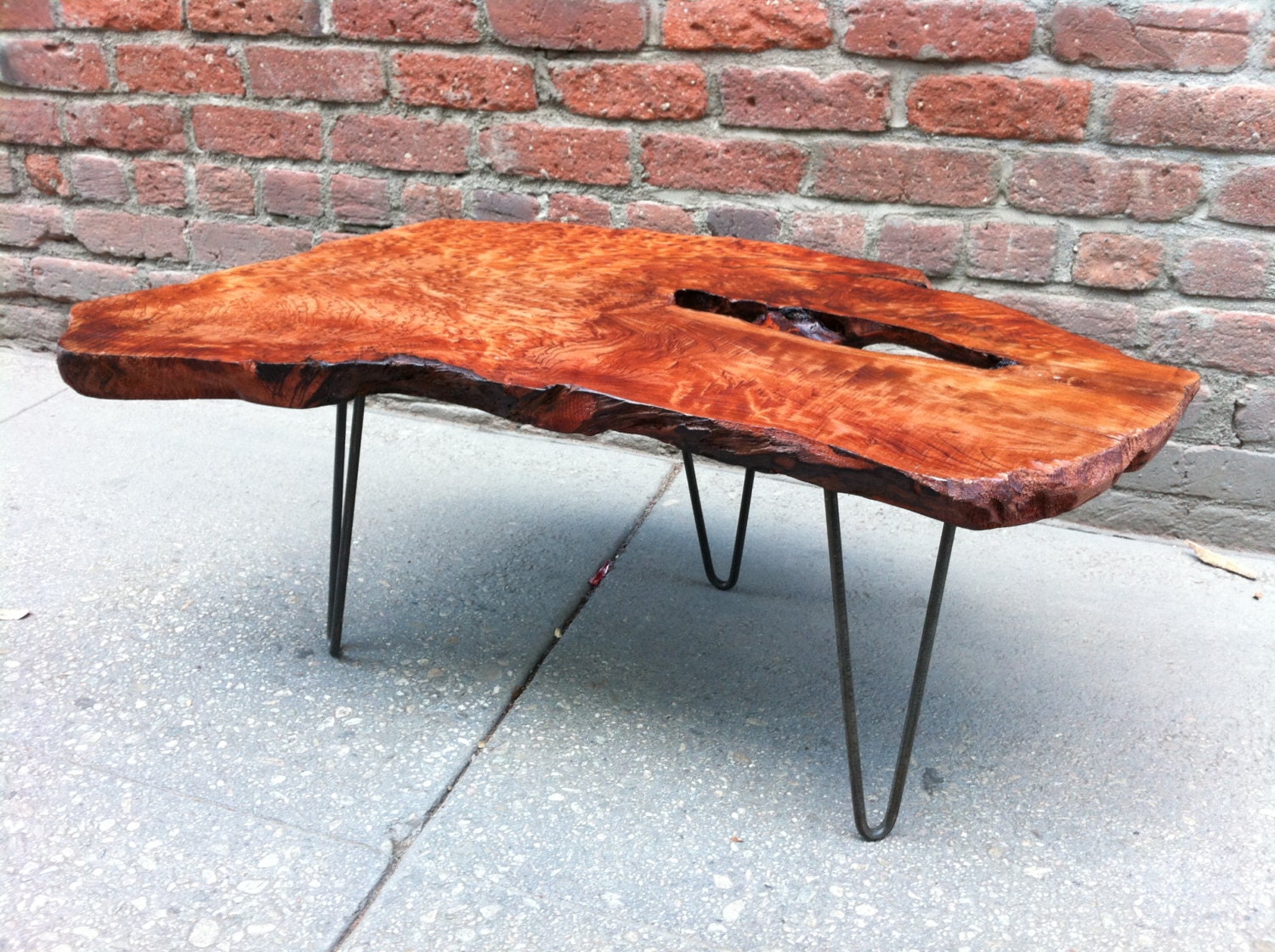 SOLD Redwood Burl Coffee Table with Live Edge and Amazing ...