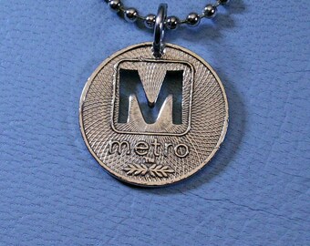 1993 Washington DC Metro Bus Serving Our Students Transit Token