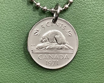 カナダ硬貨 カナダ 5セント | エリザベス2世 | ビーバー | 1963 - 1964