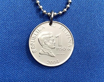 5000フィリピンペソ記念コレクター用 ホセ・リサール1ペソ硬貨：フィリピンの本物の宝飾品用通貨 - Etsy 日本