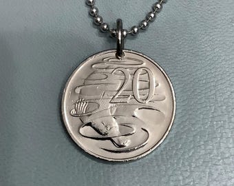 1967年オーストラリア20セント硬貨 - カモノハシ - エリザベス2世女王
