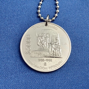 5000ペソ記念硬貨 1978年発行　石油国有化　50周年 5000 pesos - Etsy 日本