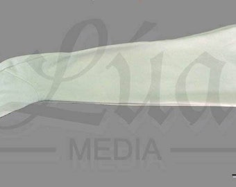 Chausses made of white wool fabric for medieval re-enactment. Available in different sizes.