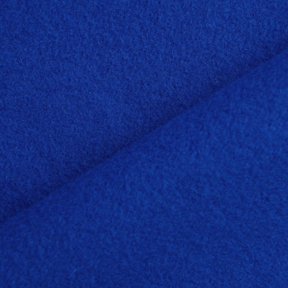 Luxury 100% Boiled Wool Fabric Material ROYAL 