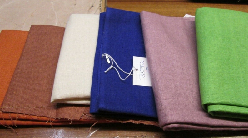 Pack of wild silk remnants in various colors.