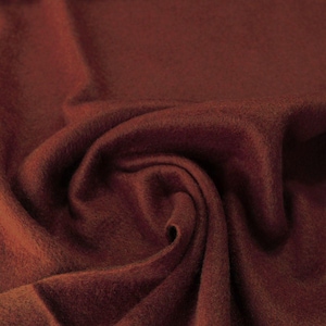 Wool fabric in brown color.