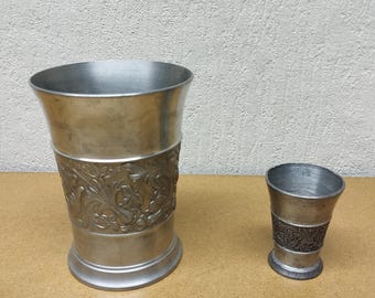 Zinnkrug mit deckel