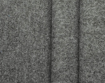 Dark grey wool fabric.