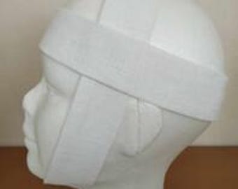 Linen band for historical re-enactment.