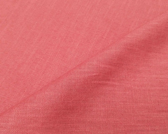 100 % natürliches rosa Leinen.