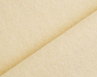 100% pure wool fabric in ecru white color.