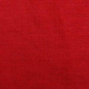 100 % natürliches rotes Leinen