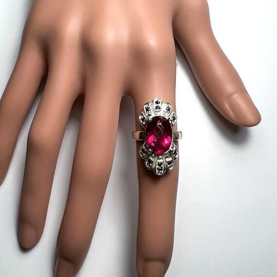 希少種　3.95ct  パライバトルマリン　ウォーターメロン パーティーカラー 鋭いキャッツアイが魅力的ハニーアパタイトキャッツアイ 宝石 ルース