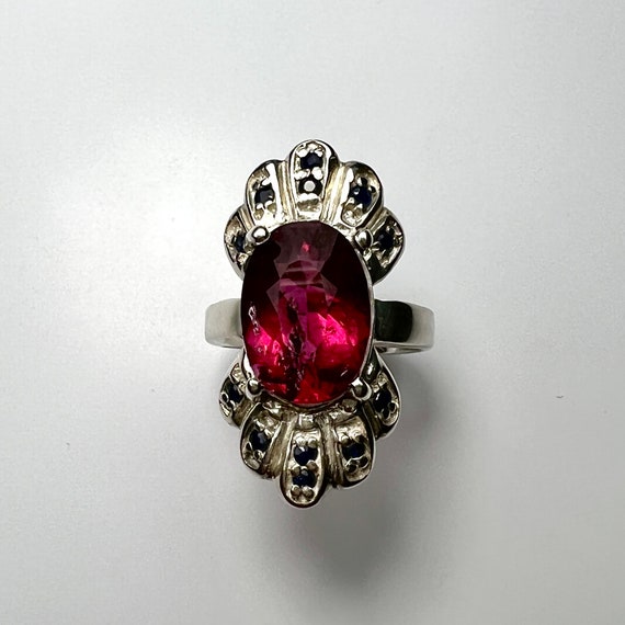 希少種　3.95ct  パライバトルマリン　ウォーターメロン パーティーカラー 鋭いキャッツアイが魅力的ハニーアパタイトキャッツアイ 宝石 ルース