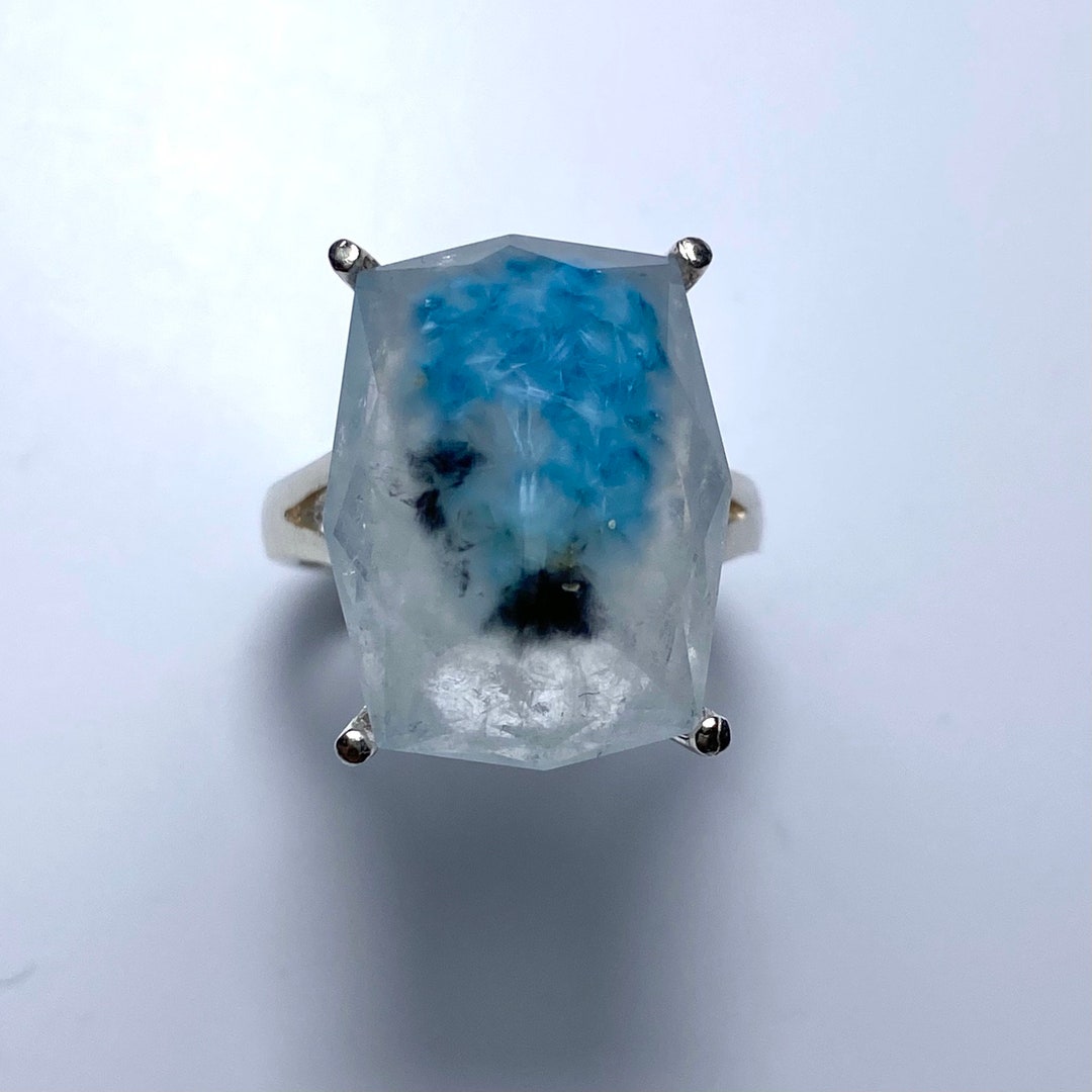 Certified 18.3ct Natural Gilalite medusa Paraiba Quartz Blue Etsy