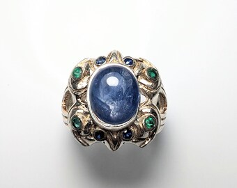 認定 4.83 カラット 天然サファイア、コーンフラワー ブルー