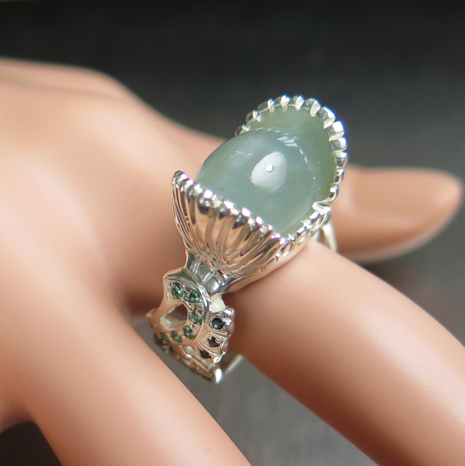 9.60ctsnatural Cat's Eye Aquamarine & Alexandrites Etsy