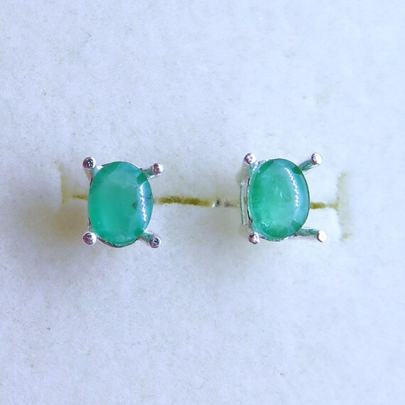 天然コロンビア産エメラルド 925スターリングシルバー 9ct 14k 18k 585 
