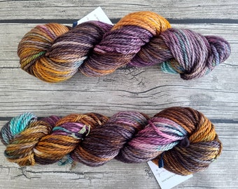 It Is Not What Is On The Outside, But The Inside That Counts  Hand Dyed Superwash Merino Yarn - Bulky Chunky Weight Yarn - Indie Dyed Yarn