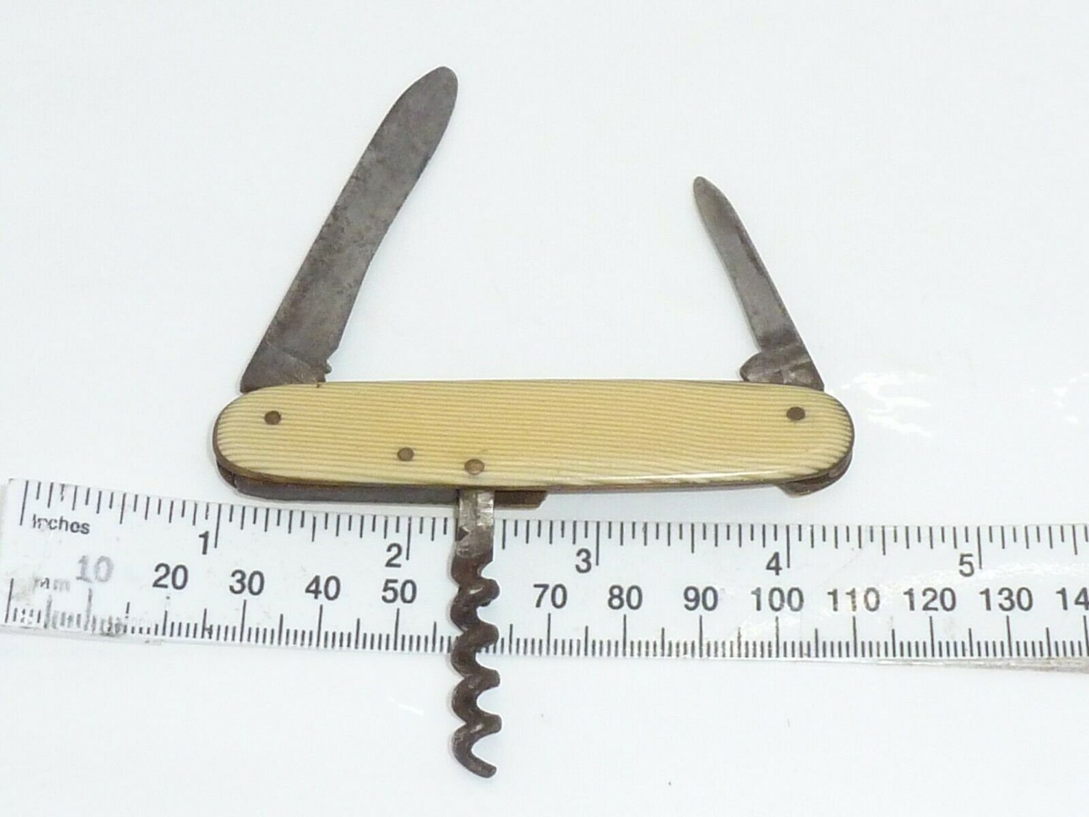 Antique German Pocket Knife Penknife Celluloid Lamp Post Etsy