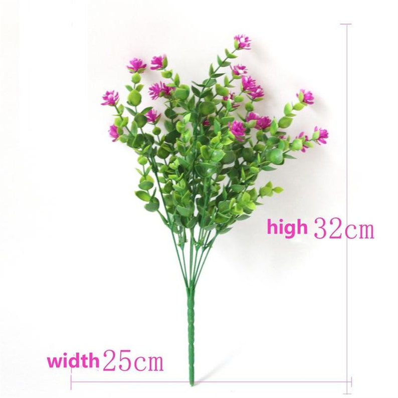 Artificial Flowers Lifelike UV Resistant Guaranteed Fake Plants for