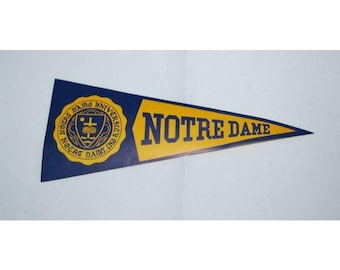 Fanion Vintage University Of Notre Dame - South Bend Indiana, Occasion, Collection Sport US