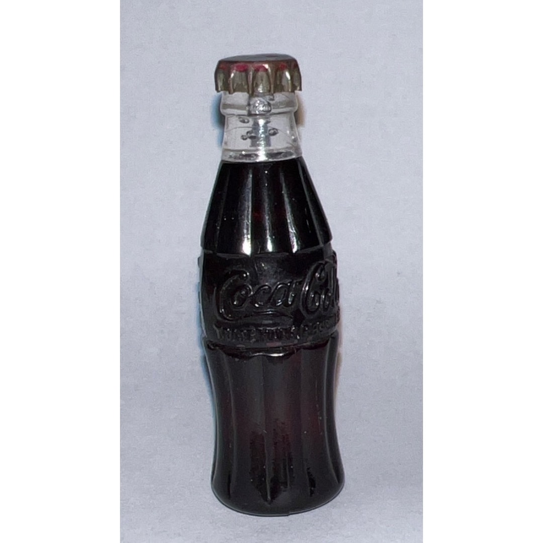 Vintage Coke Bottle Lighter Acrylic Metal Cap Coca Cola Soda Etsy